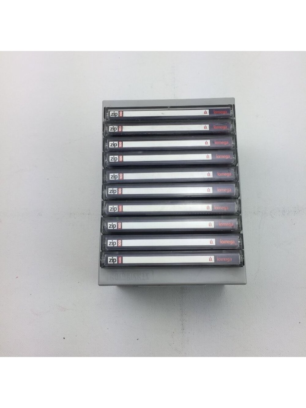 Iomega Zip Tools 100 Disks Set 10 Kensington Storage Case